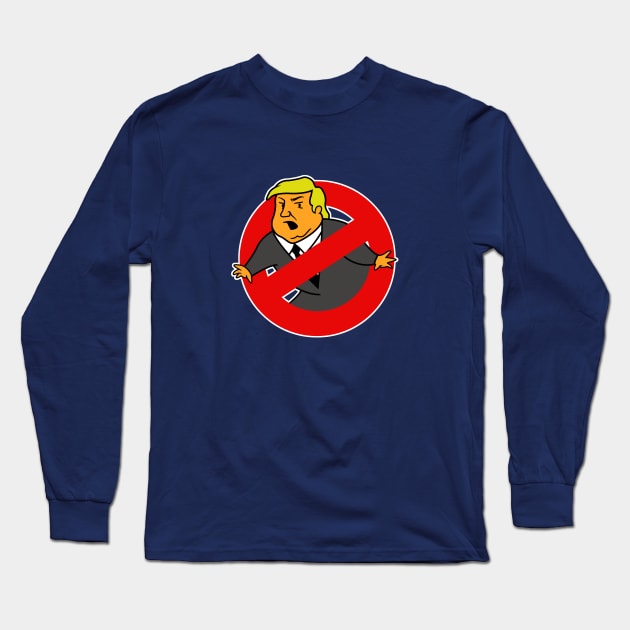 Trump Buster Long Sleeve T-Shirt by ArtBarf